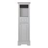 MagickWoods Libertyville 18"W X 18"D X 60"H Cloud Gray Linen Cabinet