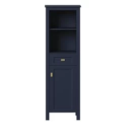 MagickWoods Montgomery 19"W X 18-1/2"D X 60"H Midnight Blue Linen Cabinet