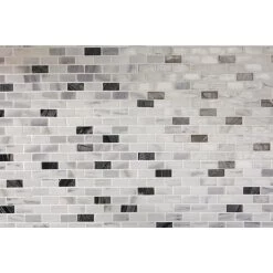 Daltile Snow Illusion 2-5/8 In. X 12 In. Marble Decorative Accent Wall Tile (0.2188 Sq. Ft./ Piece)