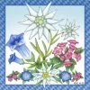 Edelweiss Flower Magnetic Tile