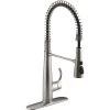 Simplice Single-Handle Pull-Down Sprayer Kitchen Faucet In Vibrant Stainless