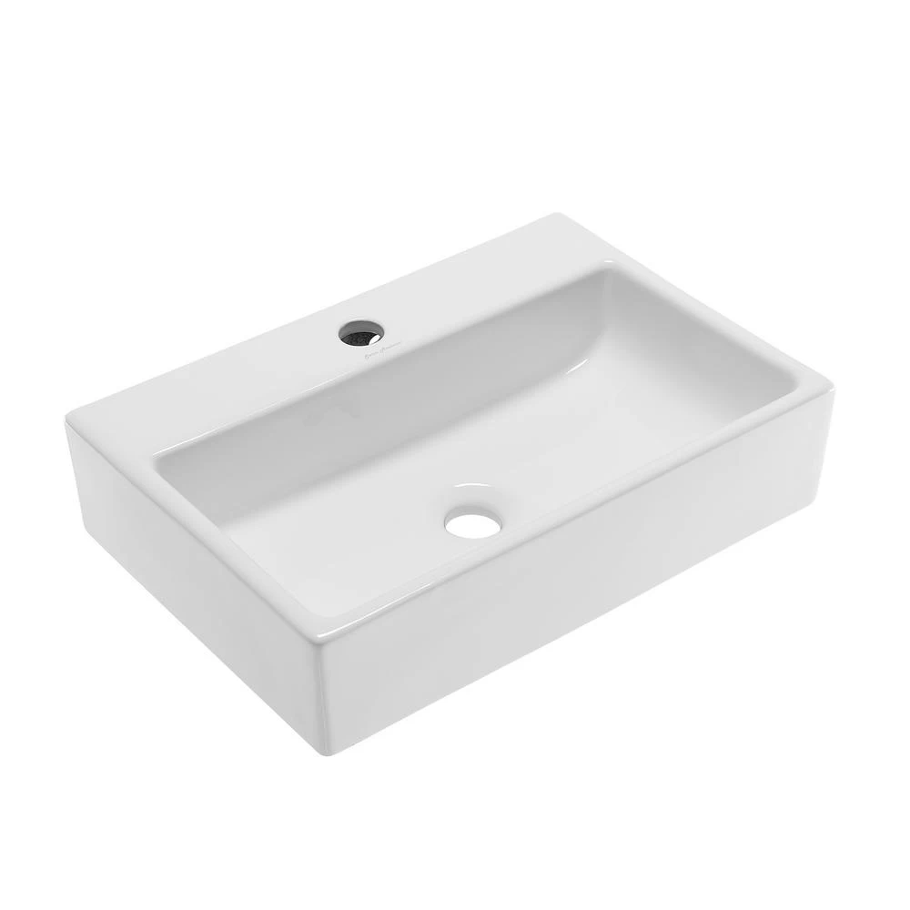 Swiss Madison Claire Vessel Sink In Glossy White - Image 6