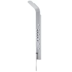 Brielle 70.5 In. 6-Jet High Pressure Shower Panel System With Rainhead Fixed Handheld Dual Shower In Stainless Steel