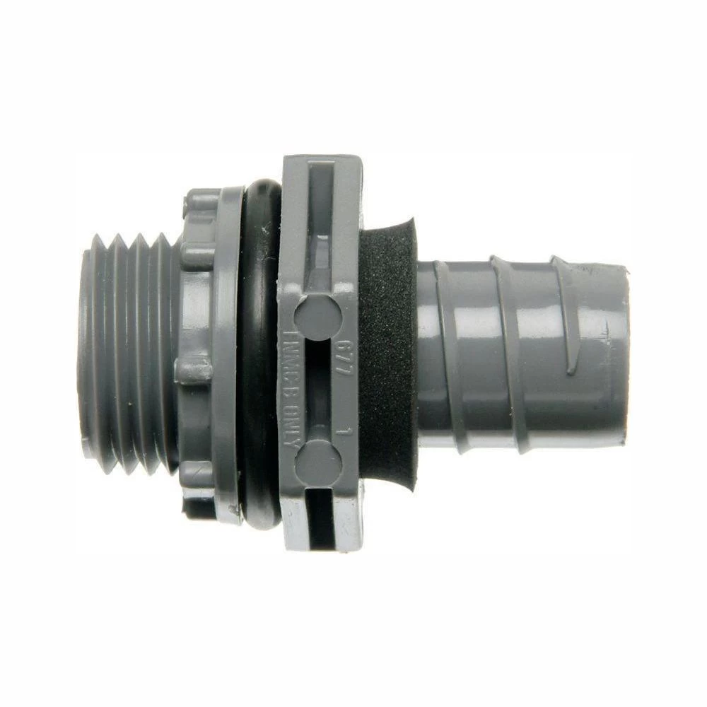 1/2 In. Straight Non-Metallic Liquid Tight 1-Piece PVC Fitting (Case Of 30) - Image 3