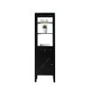 Ove Decors Aspen 18''W X 14"D X 61"H Espresso Linen Cabinet