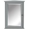 Hamilton 27 In. H X 20 In. W Corner Wall Cabinet In Grey