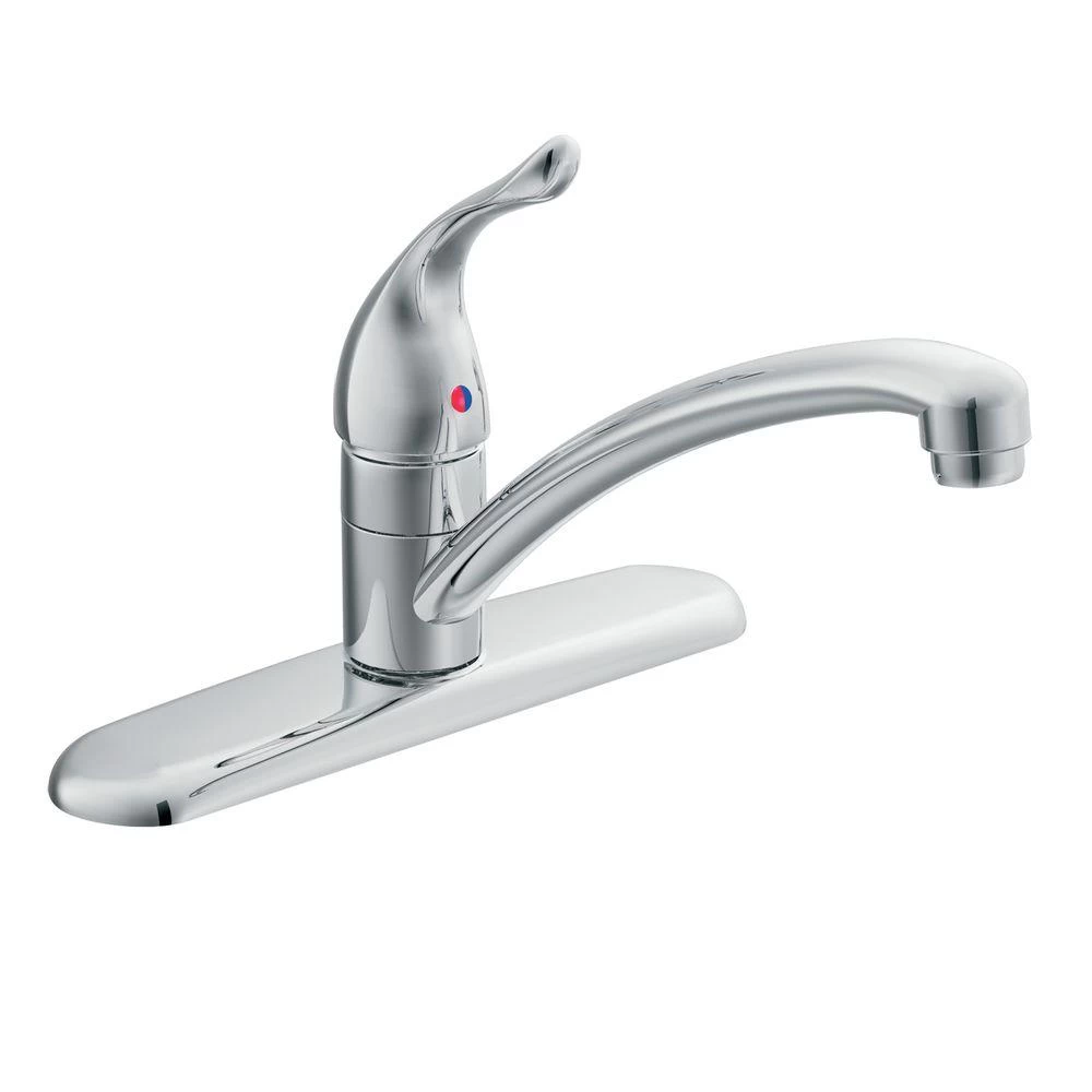 Chateau Low-Arc Single-Handle Standard Kitchen Faucet In Chrome