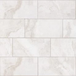 Daltile Canyon Gate Oyster White Matte 12 In. X 24 In. Glazed Porcelain Floor And Wall Tile (15.6 Sq. Ft./Case)