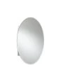 21 In. X 31 In. Recessed Or Surface Mount Single Door Oval Medicine Cabinet
