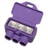Alumiconn 3-Port Al/Cu 10-Pack Purple Al/Cu Wire Connectors