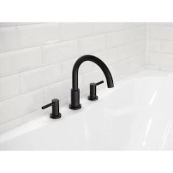 Valspar Jacuzzi Duncan 2-Handle Deck Mount Roman Bathtub Faucet (Valve Included)