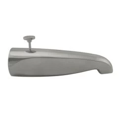WESTBRASS Satin Nickel Bathtub Spout With Diverter
