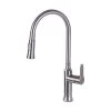 8.27 In. Single-Handle Pull-Down Sprayer Kitchen Faucet In Brushed Nickel