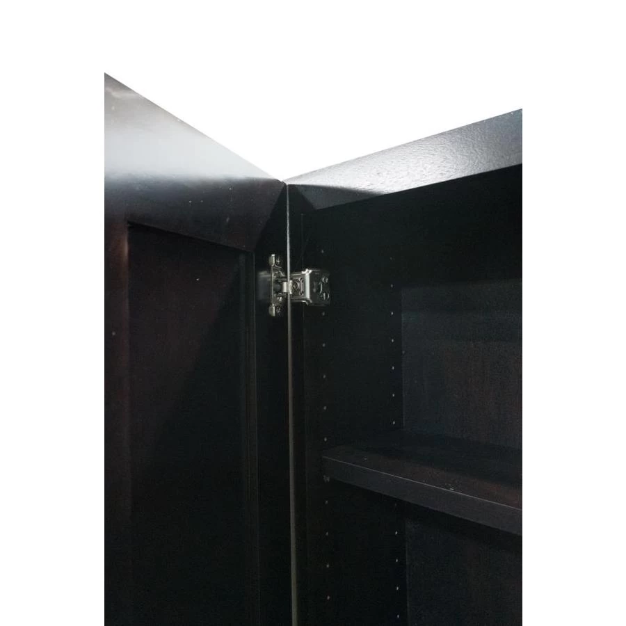 Diamond FreshFit Palencia 25-in W X 29-in H X 8.25-in D Espresso Bathroom Wall Cabinet - Image 4