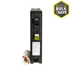 Square D Homeline 20-Amp 1-Pole Combination Arc Fault Circuit Breaker