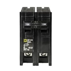 Square D Homeline 100-Amp 2-Pole Standard Trip Circuit Breaker