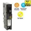 Square D Homeline 15-Amp 1-Pole Dual Function AFCI/GFCI Circuit Breaker