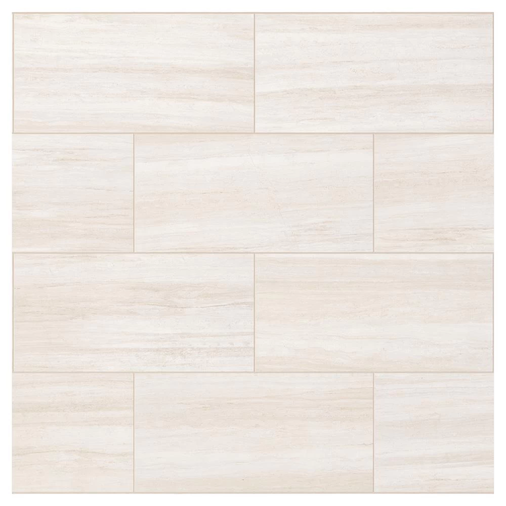Daltile QuicTile 12 In. X 24 In. Tower White Matte Porcelain Locking Floor Tile (9.6 Sq. Ft. / Case) - Image 17
