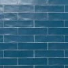 Bond Tile Baton Rouge Blue 3 In. X 12 In. Matte Ceramic Subway Wall Tile (22 Pieces 5.38 Sq. Ft. / Box)