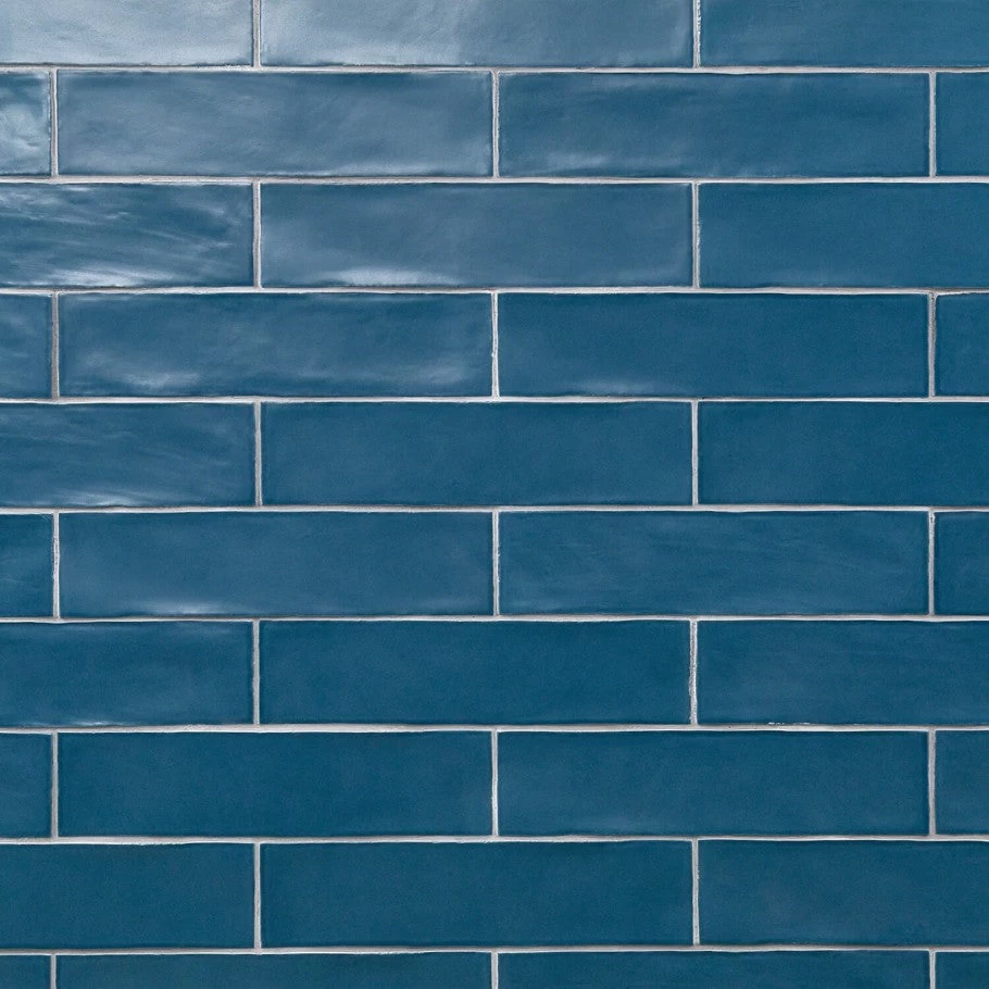 Bond Tile Baton Rouge Blue 3 In. X 12 In. Matte Ceramic Subway Wall Tile (22 Pieces 5.38 Sq. Ft. / Box)