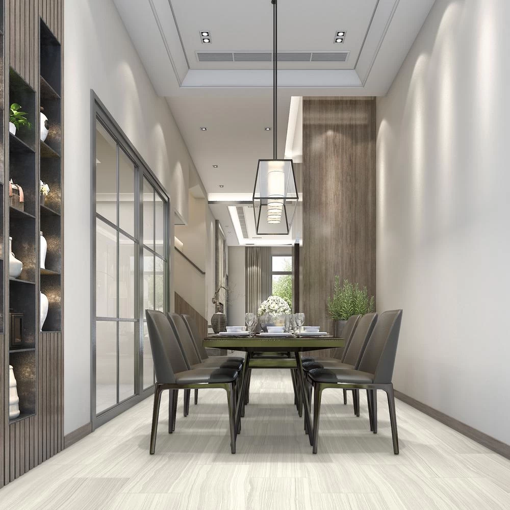 Daltile QuicTile 12 In. X 24 In. Tower White Matte Porcelain Locking Floor Tile (9.6 Sq. Ft. / Case) - Image 2