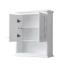 Wyndham Collection Avery 25-in W X 30-in H X 9-in D White Bathroom Wall Cabinet