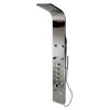 ALFI Brand Brushed Stainless Steel 6-Spray Shower Panel System