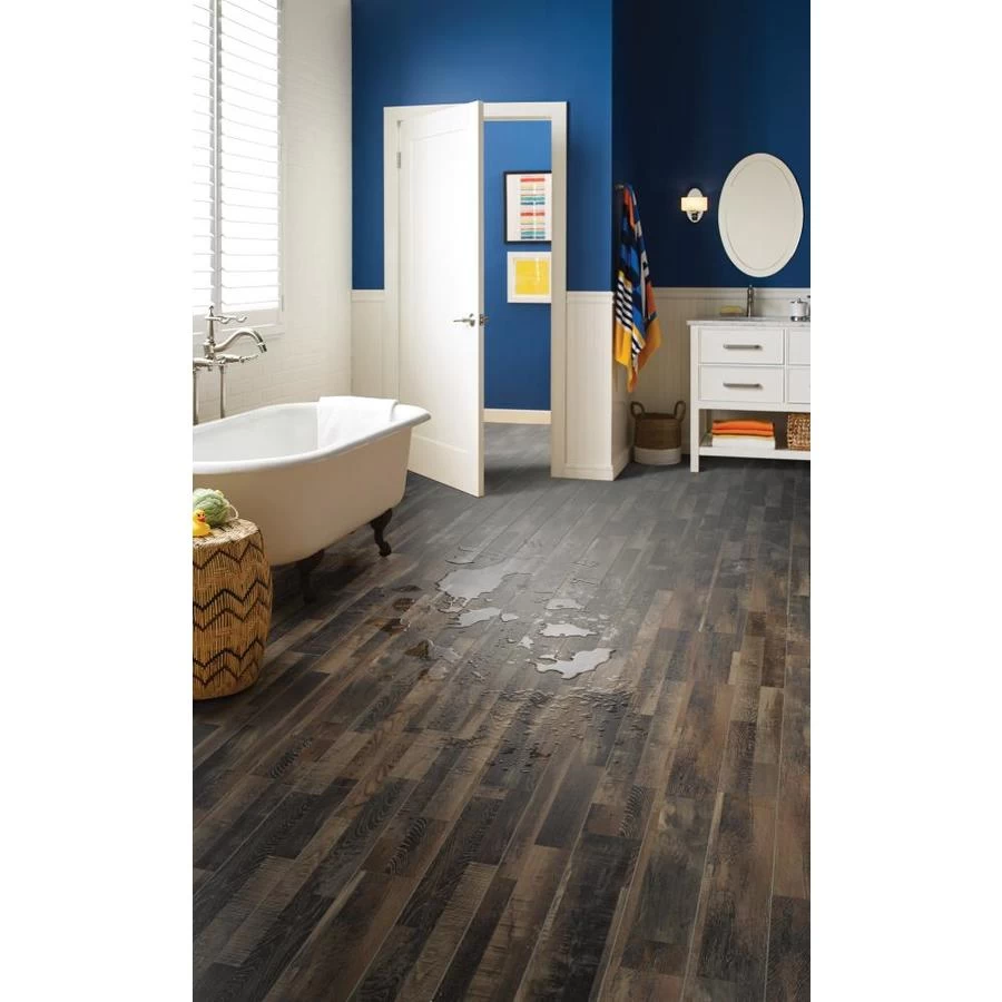 SMARTCORE 11-Piece 5-in X 48.03-in Monroe Oak Luxury Vinyl Plank Flooring - Image 16