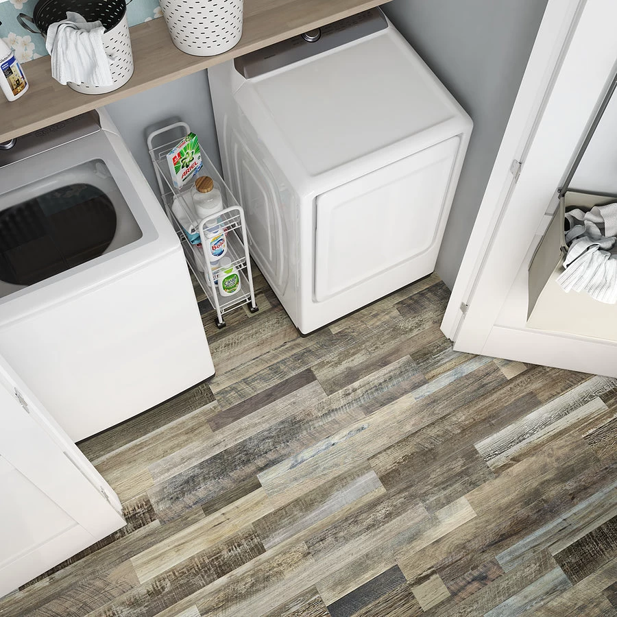 SMARTCORE 11-Piece 5-in X 48.03-in Monroe Oak Luxury Vinyl Plank Flooring - Image 3