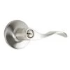 Gatehouse Olivia Satin Nickel Universal Keyed Entry Door Handle