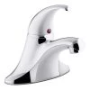 KOHLER Coralais Polished Chrome 1-Handle 4-in Centerset Bathroom Sink Faucet