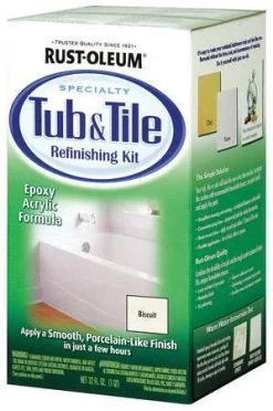 Rust-Oleum 7862519 Tub And Tile Refinishing 2-Part Kit, Biscuit