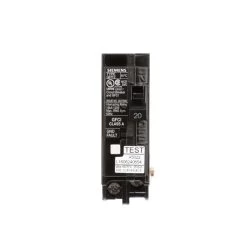20 Amp Single Pole Type QPF2 GFCI Circuit Breaker