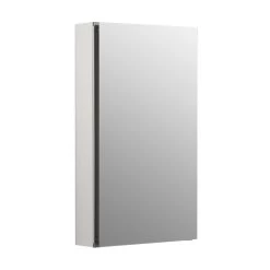 15 In. X 26 In. Recessed Or Surface Mount Medicine Cabinet In White Powder-Coat Aluminum