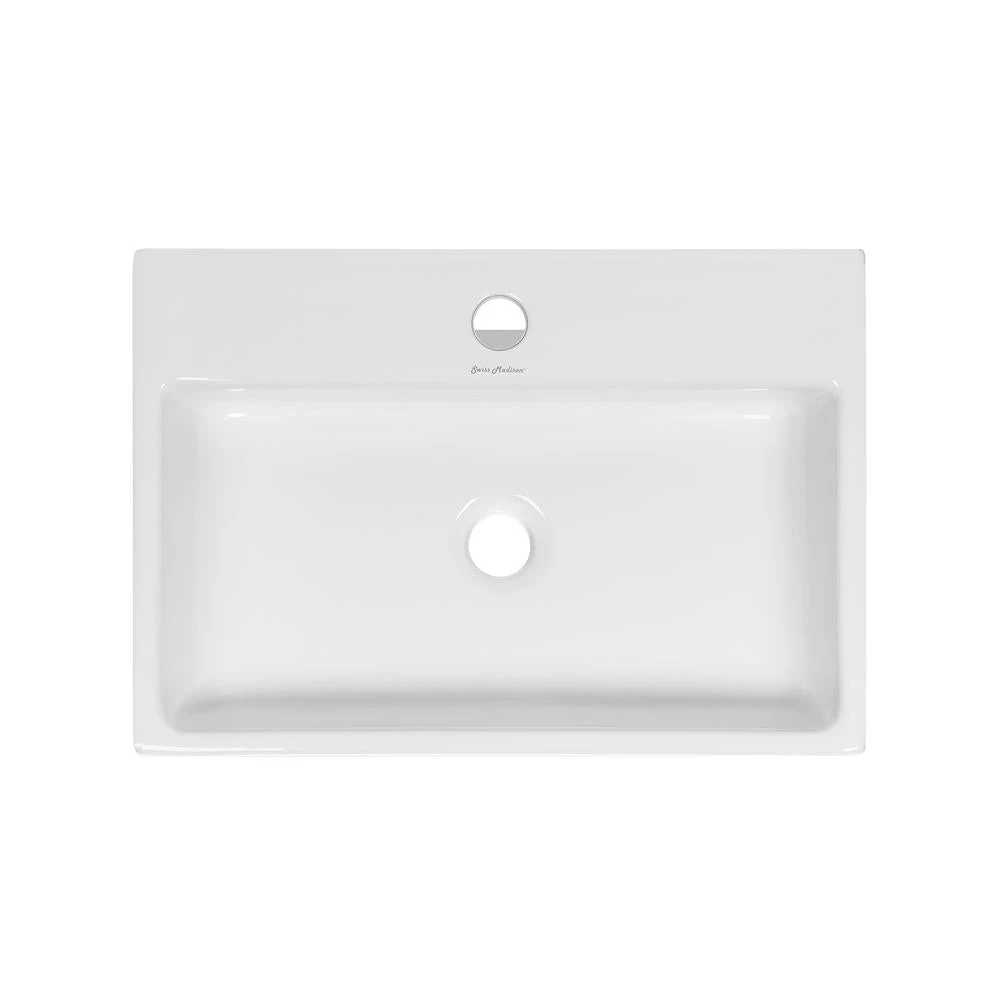 Swiss Madison Claire Vessel Sink In Glossy White - Image 5