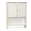 Zenna Home® Country Cottage 19"W X 6"D X 26"H White Bathroom Wall Cabinet