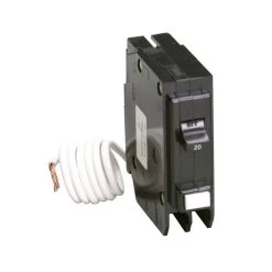 BR 20 Amp Single Pole Self Test Ground Fault Circuit Breaker