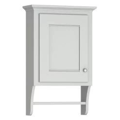 Briarwood Cottage 18"W X 6"D X 30"H Birch Fog Bathroom Wall Cabinet (Hinge Left)