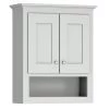 Briarwood Cottage 24"W X 9"D X 30"H Birch Fog Bathroom Wall Cabinet