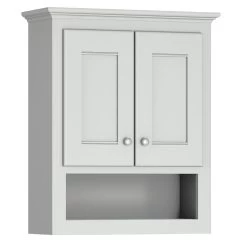 Briarwood Cottage 24"W X 9"D X 30"H Birch Fog Bathroom Wall Cabinet