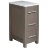 Fresca Torino 12"W X 18"D X 28"H Gray Oak Linen Cabinet