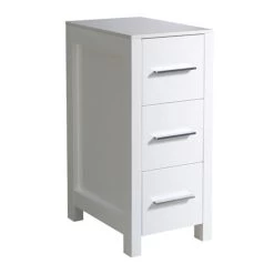 Fresca Torino 12"W X 18"D X 28"H White Linen Cabinet