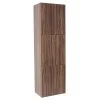 Fresca 18"W X 12"D X 59"H Walnut Linen Cabinet