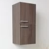 Fresca 13"W X 12"D X 27"H Gray Oak Linen Cabinet