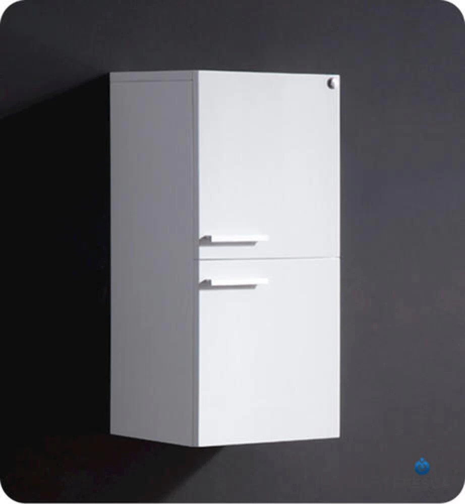 Fresca 13"W X 12"D X 27"H White Linen Cabinet - Image 2
