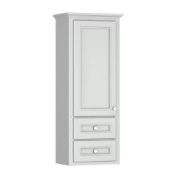 Briarwood Woodland 18"W X 12"D X 48"H Birch Fog Bathroom Wall Cabinet (Hinge Left)