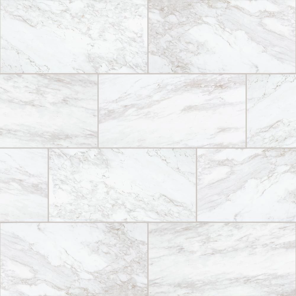 Daltile QuicTile 12 In. X 24 In. Tower White Matte Porcelain Locking Floor Tile (9.6 Sq. Ft. / Case) - Image 18