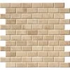 MSI Tuscany Ivory 12 In. X 12 In. X 10mm Honed Beveled Travertine Mesh-Mounted Mosaic Tile (10 Sq. Ft. / Case)