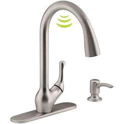 Barossa With Response Touchless Technology Single-Handle Pull-Down Sprayer Kitchen Faucet In Vibrant Stainless