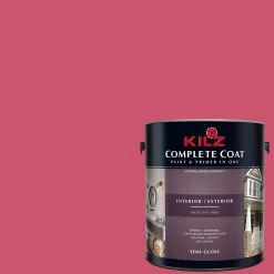 Ibis Pink, KILZ Complete Coat Interior/Exterior Paint & Primer In One, #LH140